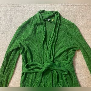 Belted Linen cardigan